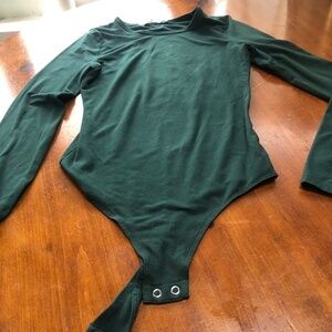 Blue notes size small green bodysuit- long sleeves, worn a few times